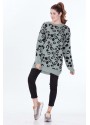 LEOPAR DESENLİ TRİKO TUNİK 